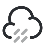 Cloud Drizzle SVG Icon